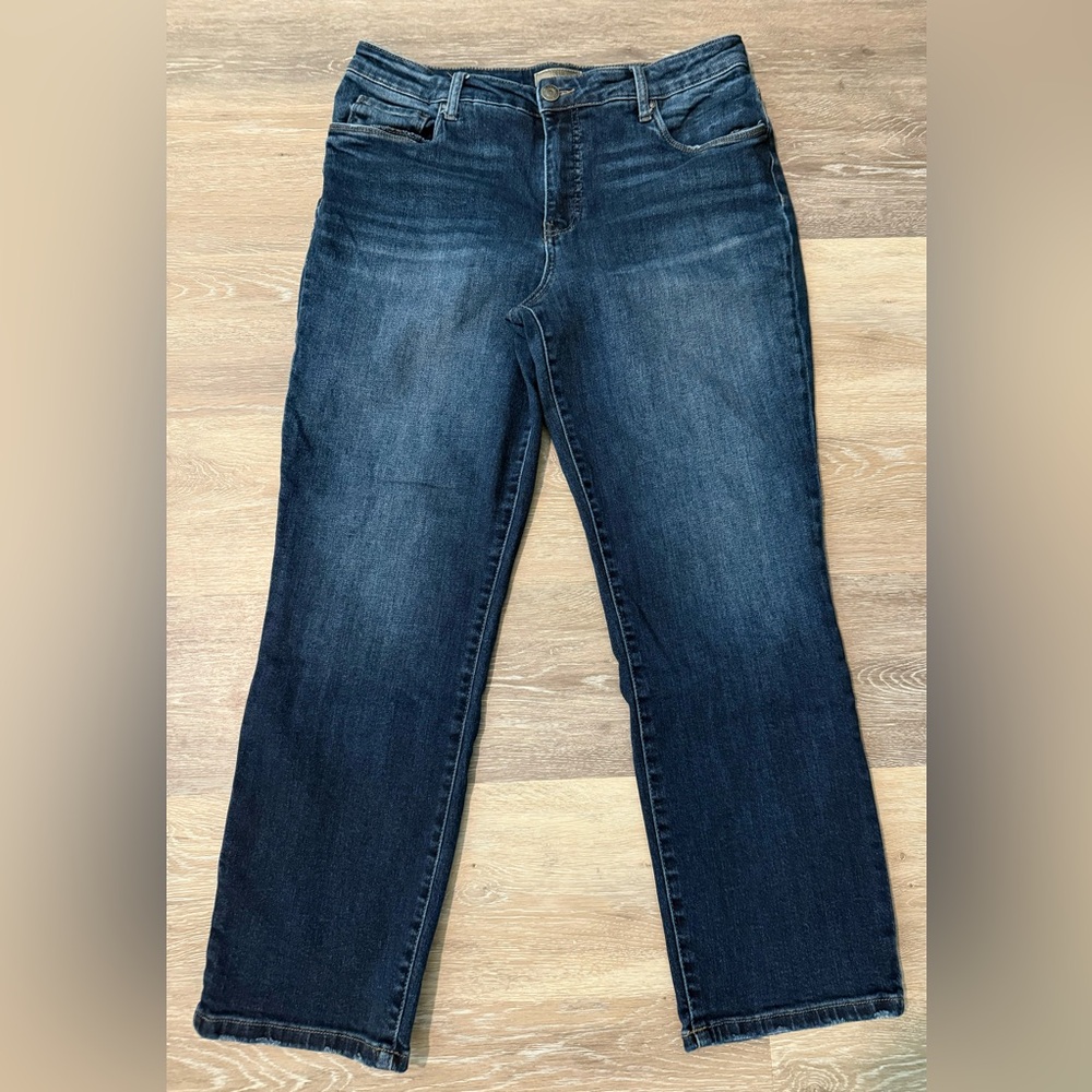 Kut from the Kloth Reese ankle straight leg jeans